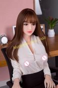 Most Popular Japanese Sexy Beautiful Wife Artifical Naked Silicone Skinny Sex Doll with Pubes by AutomaticWoman